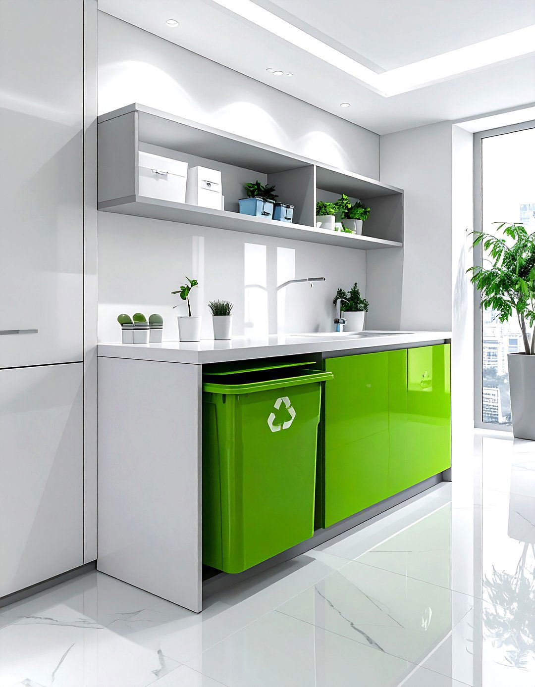 Trash And Recycling Center - 30 kitchen zone ideas