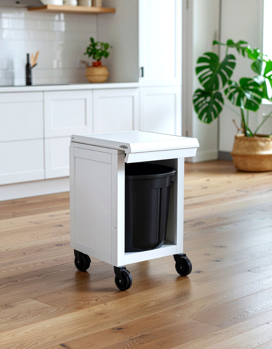 Trash Can Kitchen Cart - 30 kitchen cart ideas