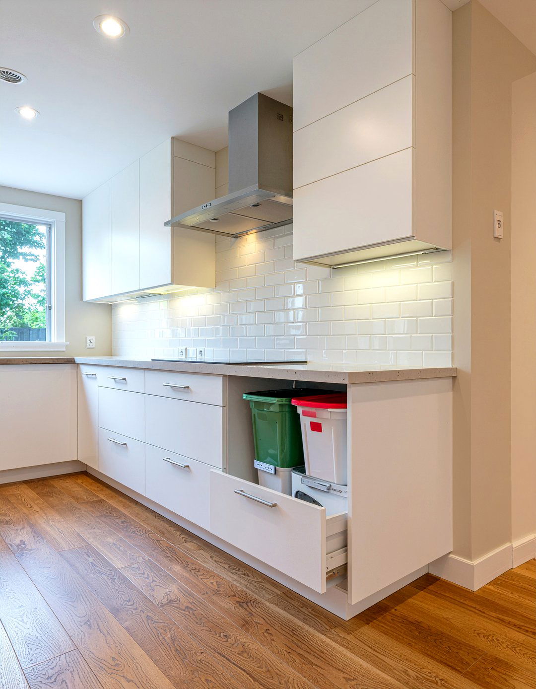 Trash Recycling Center Kitchen Bump Out - 30 kitchen bump out ideas