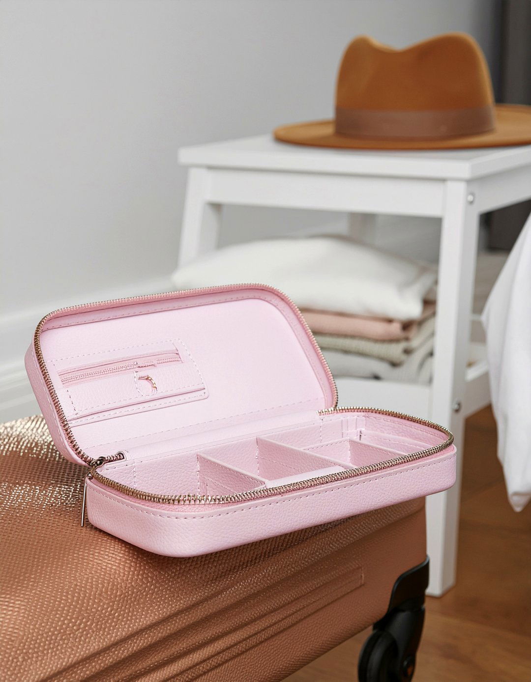 Travel Jewelry Case - 30 bedroom jewelry storage ideas