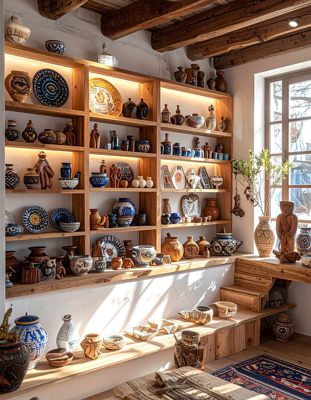 Travel Souvenir Display Area - 30 meaningful decor ideas