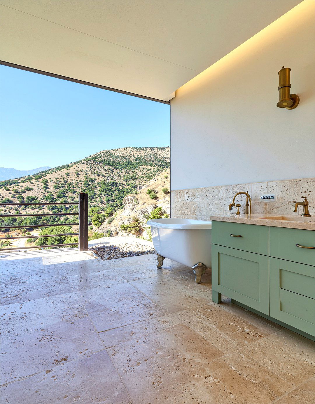 Travertine Bathroom Tile - 30 luxury master bathroom ideas