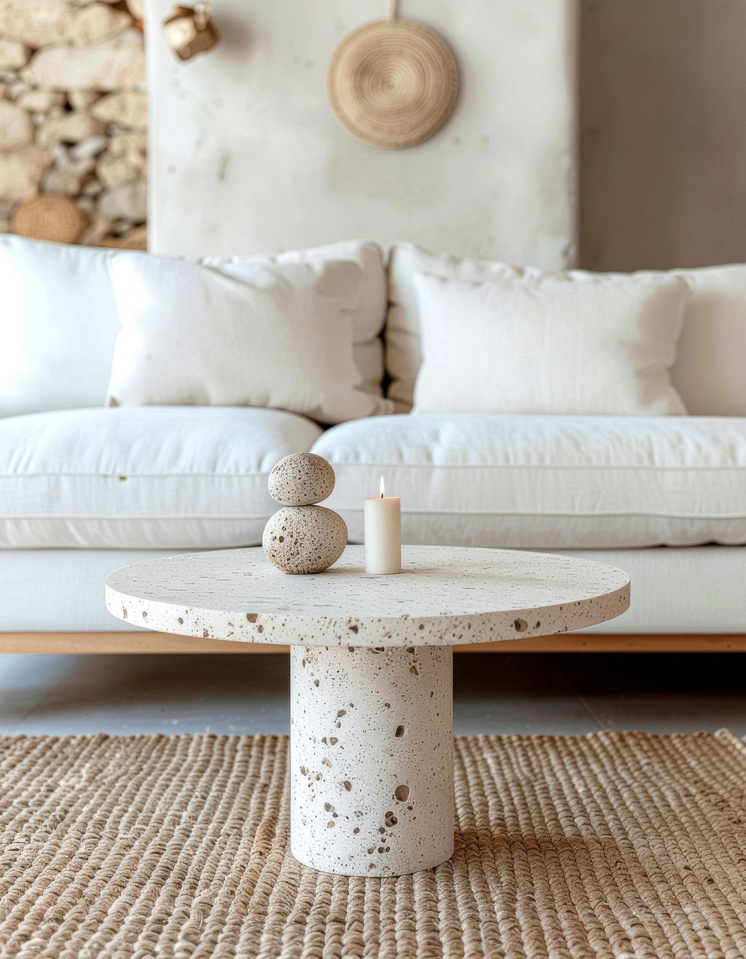 Travertine Coffee Table - 30 living room coffee table ideas