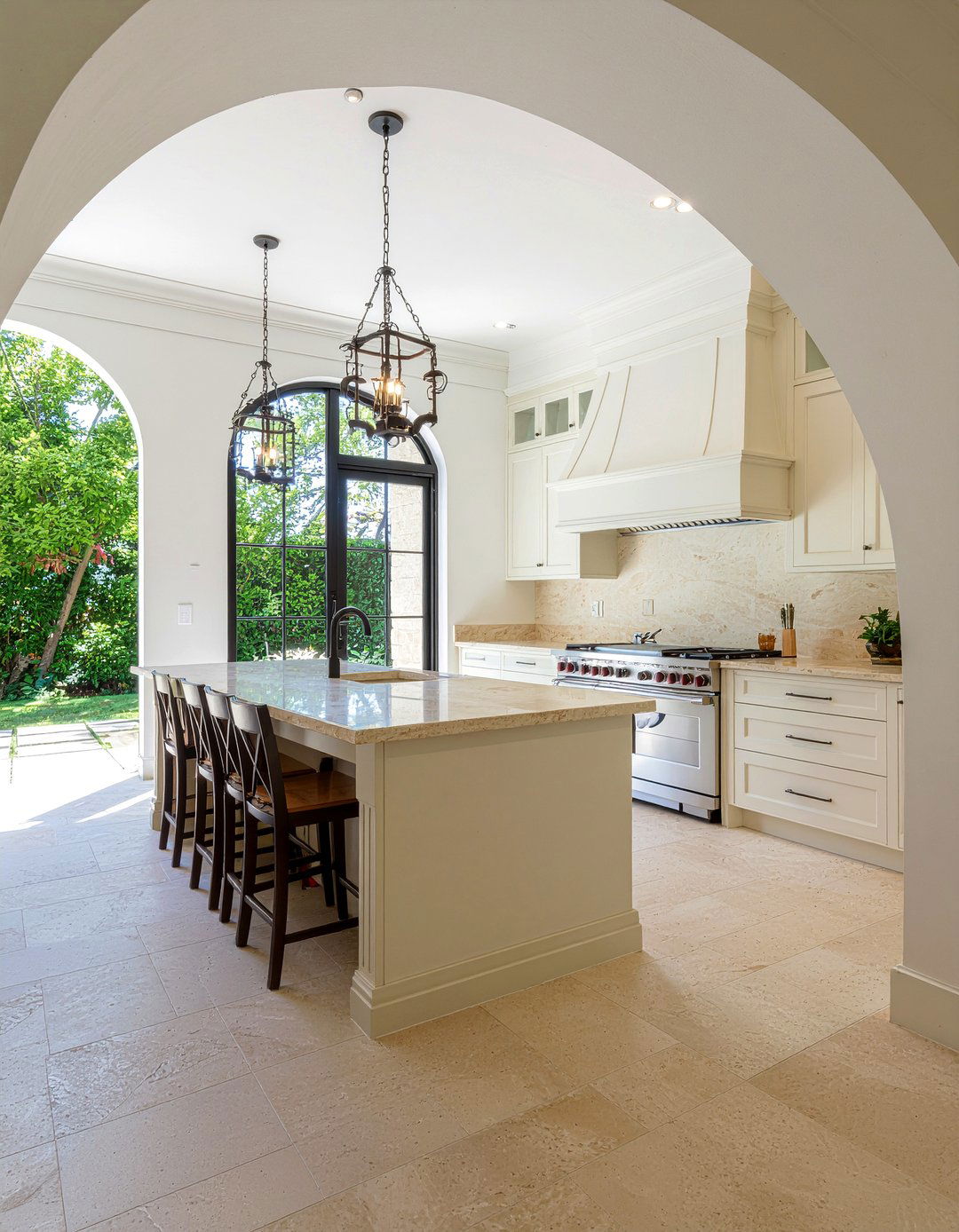 Travertine Effect Laminate Kitchen - 30 laminate floor kitchen ideas