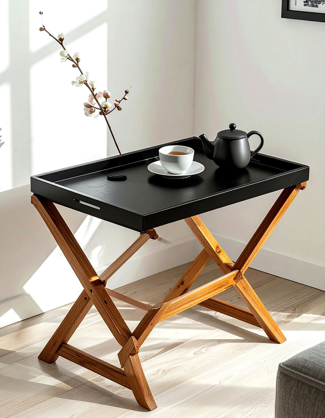 Tray Top Side Table - 30 living room side table ideas