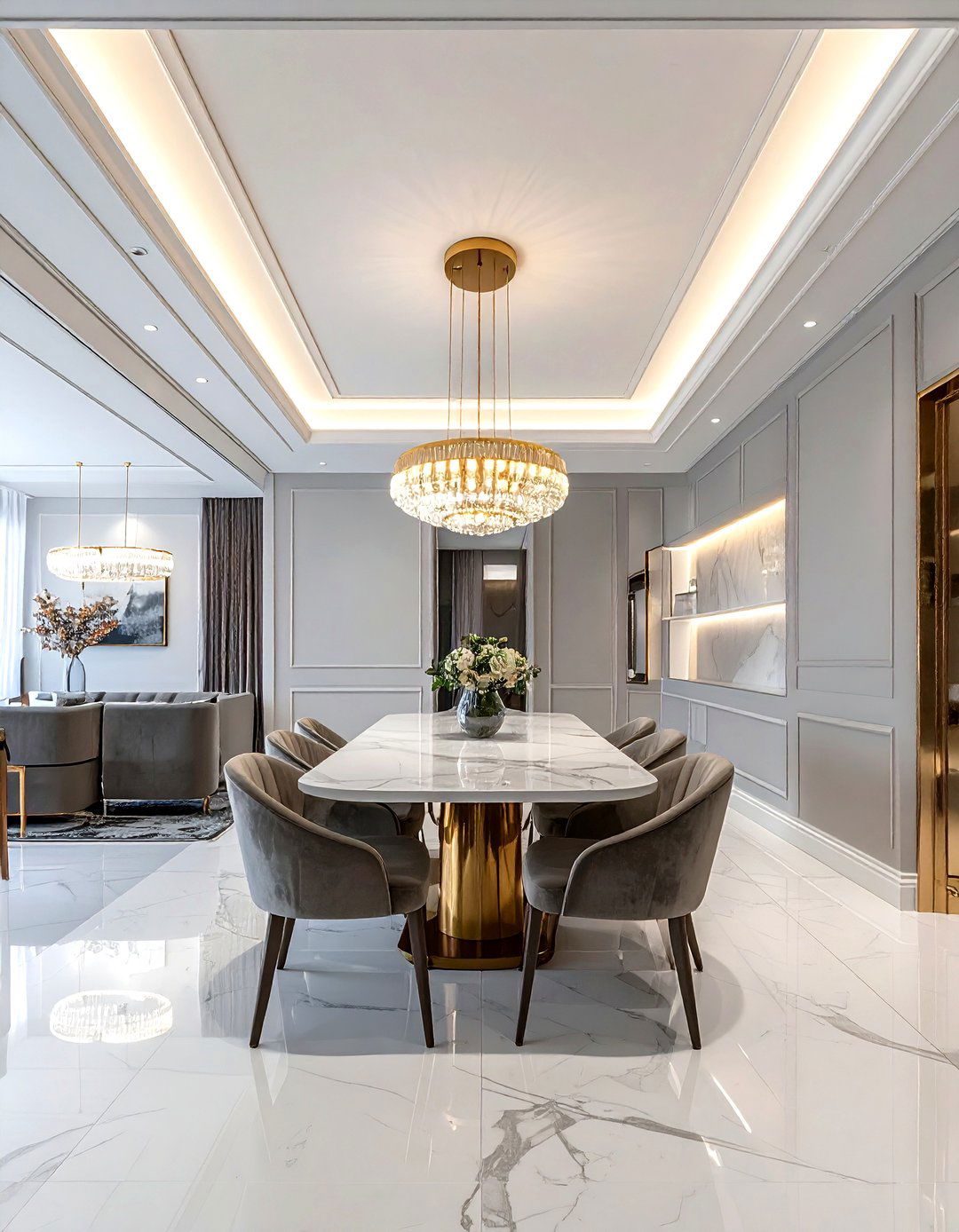 Tray dining room ceiling - 30 dining room ceiling design ideas