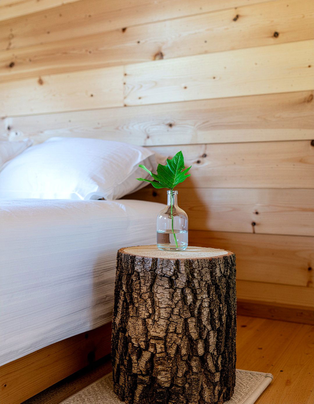 Tree Stump - 30 bedroom nightstand alternatives