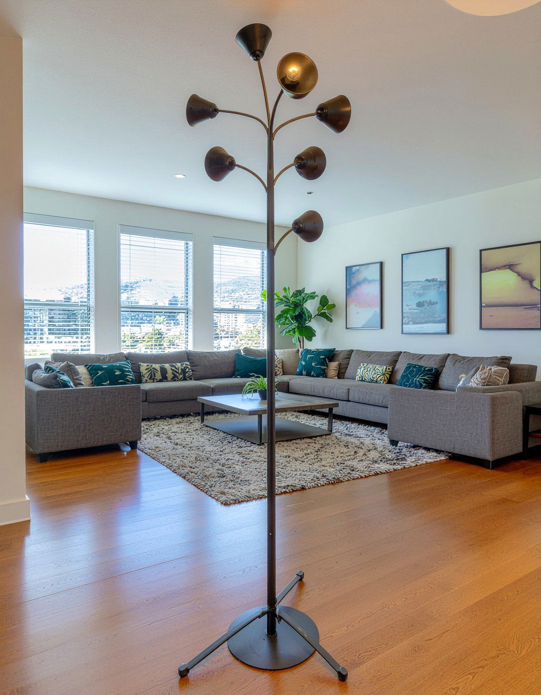 Tree floor lamp - 30 living room floor lamps