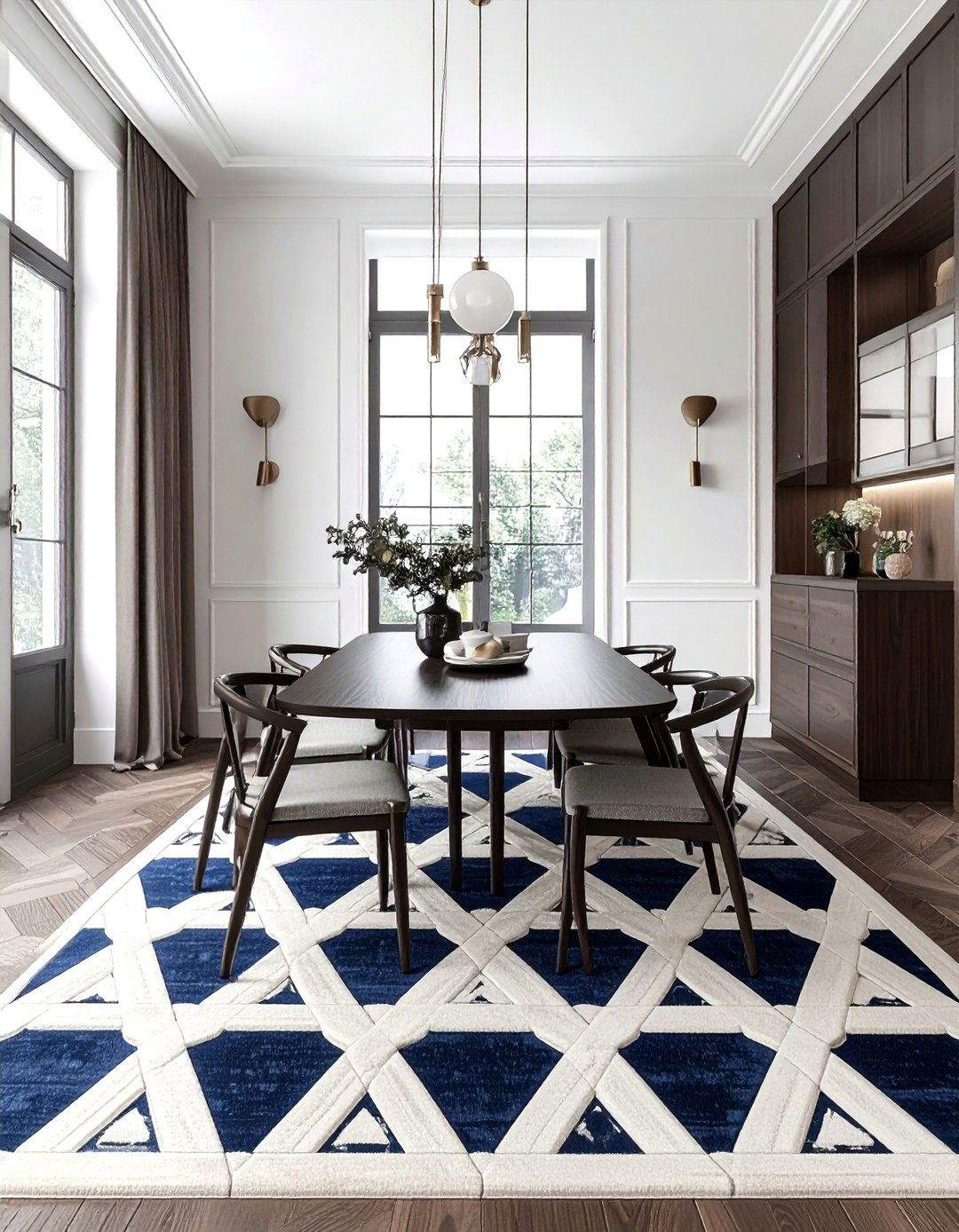 Trellis Pattern Rug - 30 Moroccan pattern decor ideas