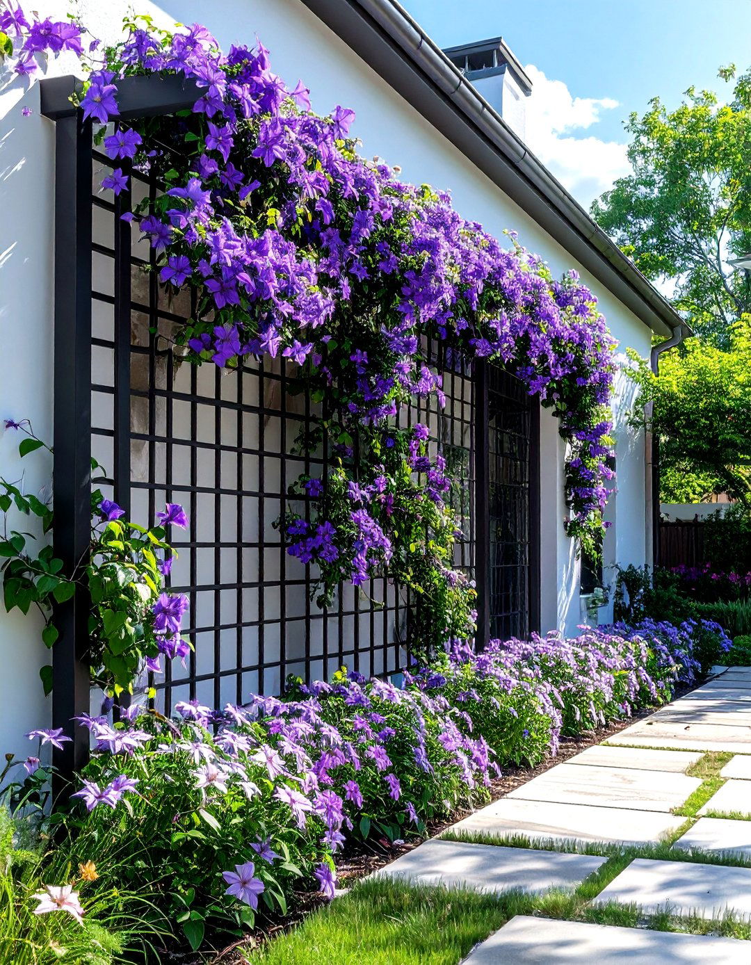 Trellis Wall - 30 outdoor living ideas