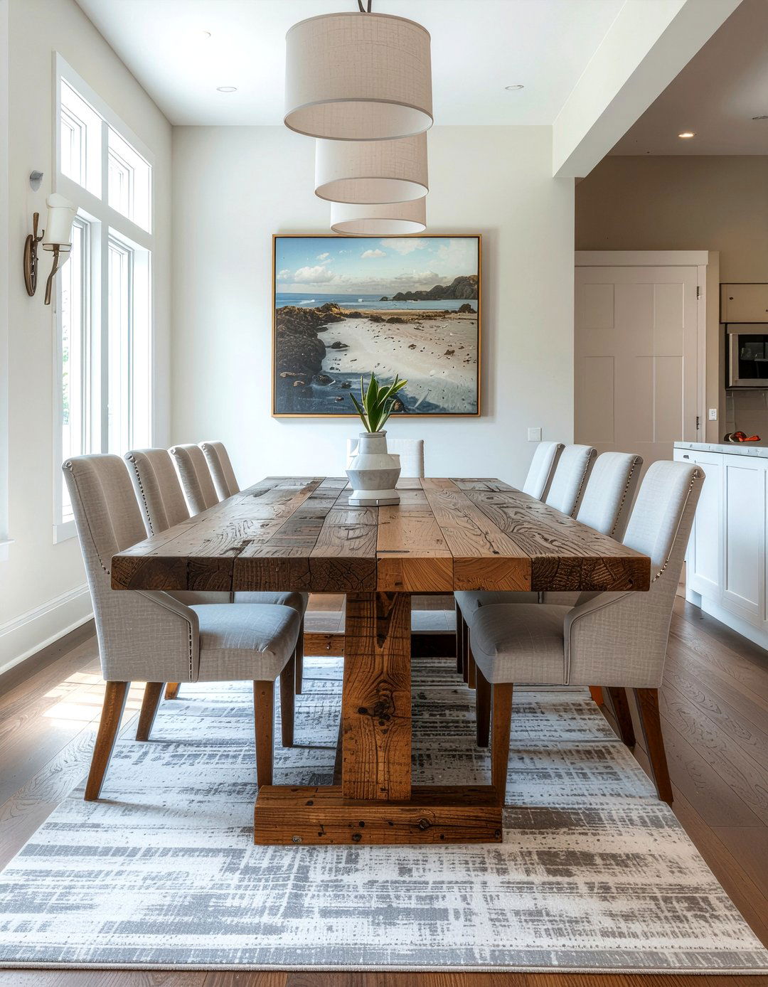 Trestle Base Dining Table Large - 30 dining table for 10 ideas