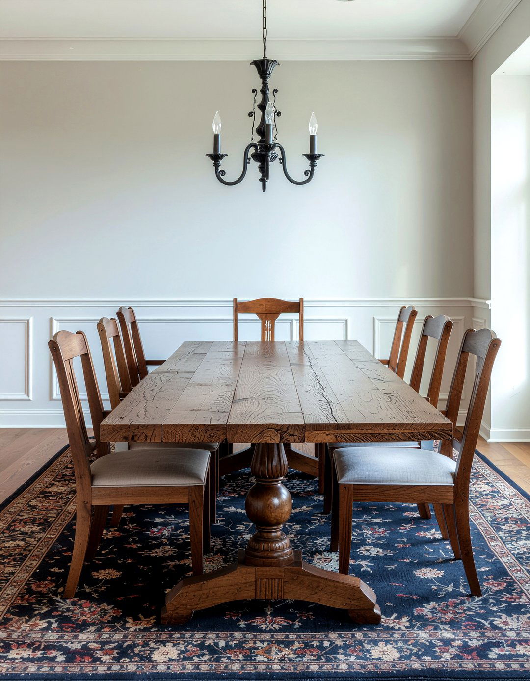 Trestle Base Table - 30 dining room seating for 8 ideas