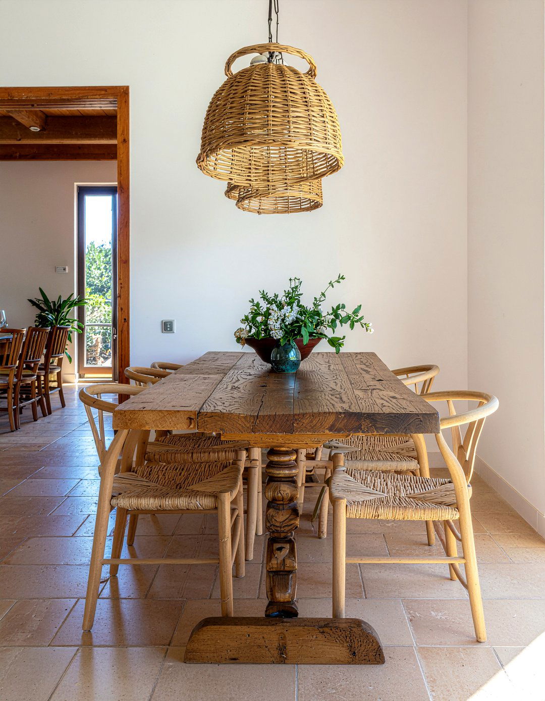 Trestle Base Table - 30 living room Mediterranean furniture ideas