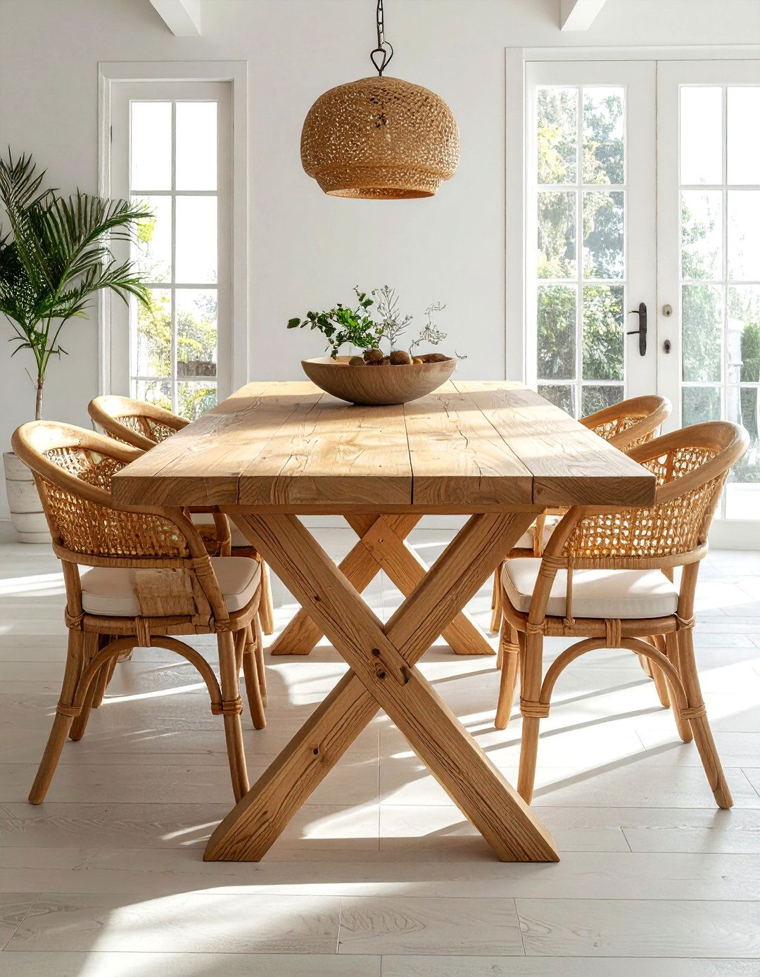 Trestle Dining Table - 30 French country decor ideas