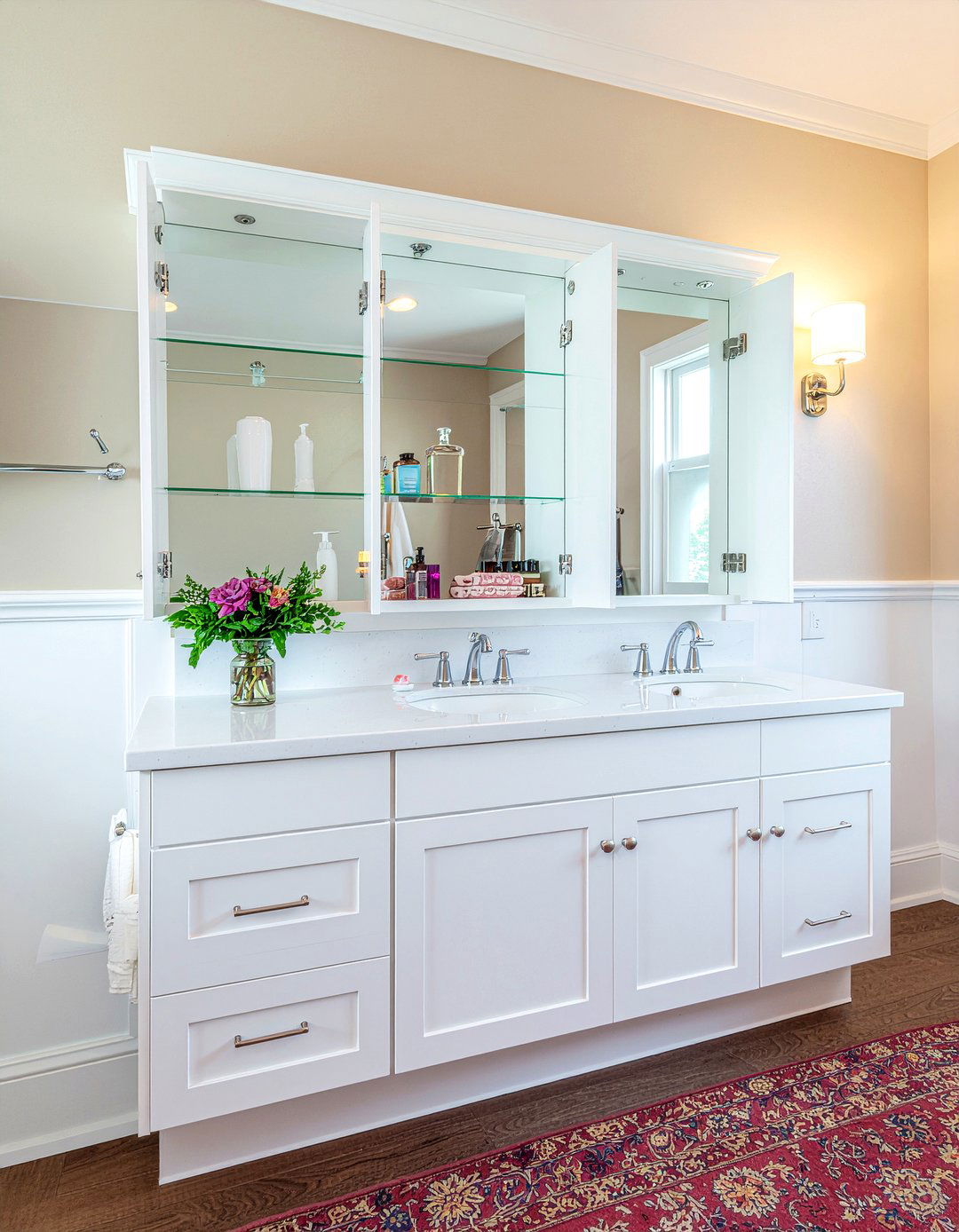 Tri View Medicine Cabinet - 30 recessed medicine cabinet ideas