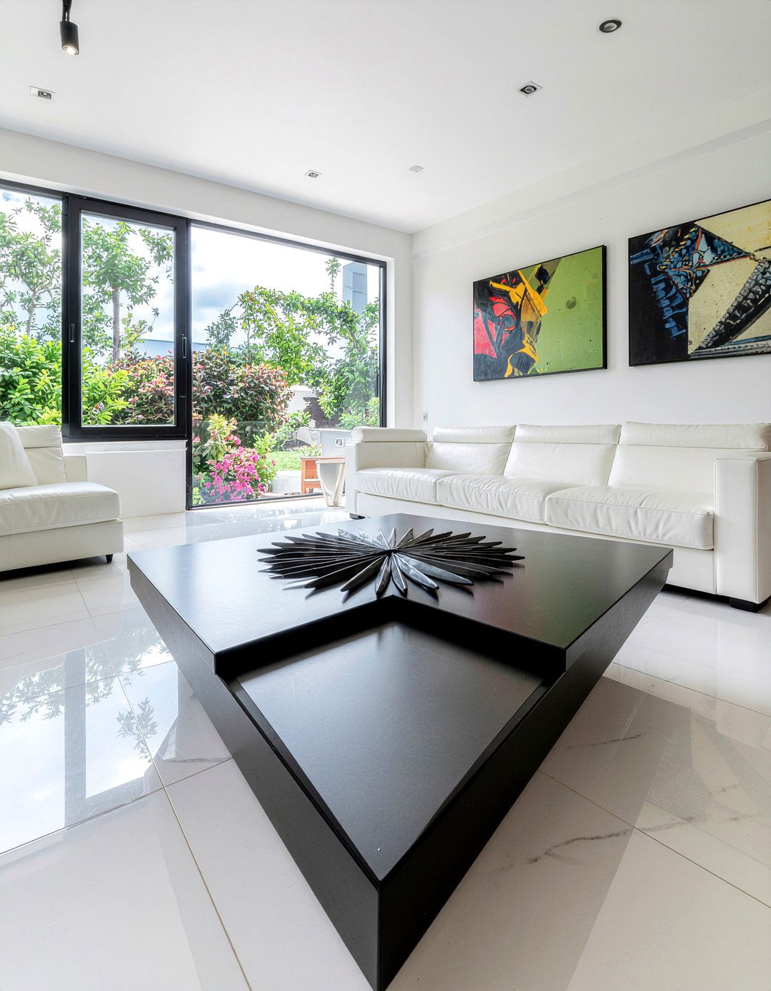 Triangular Nesting Coffee Table - 30 living room nesting coffee tables