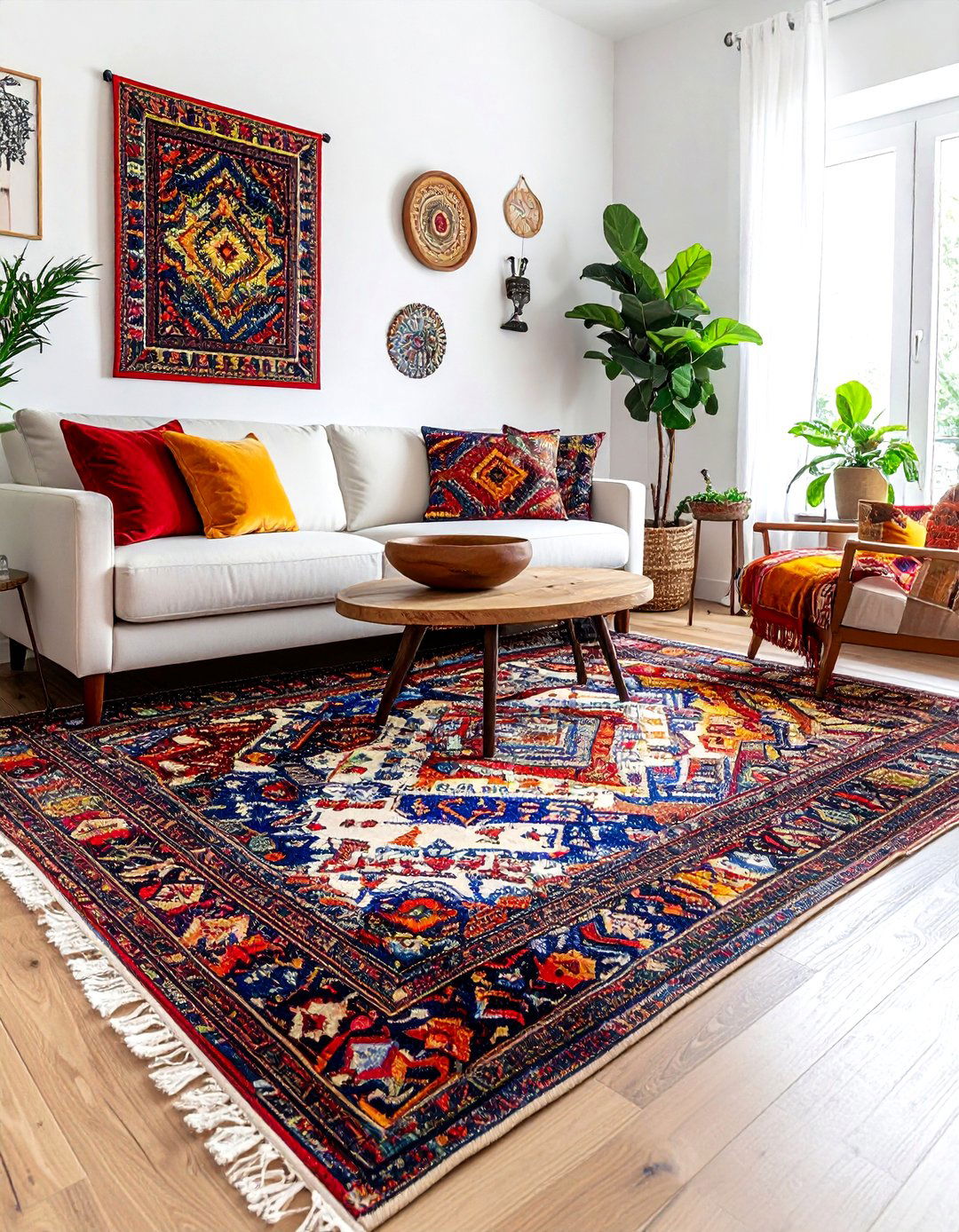 Tribal Oriental Rug Eclectic Decor - 30 oriental rug ideas