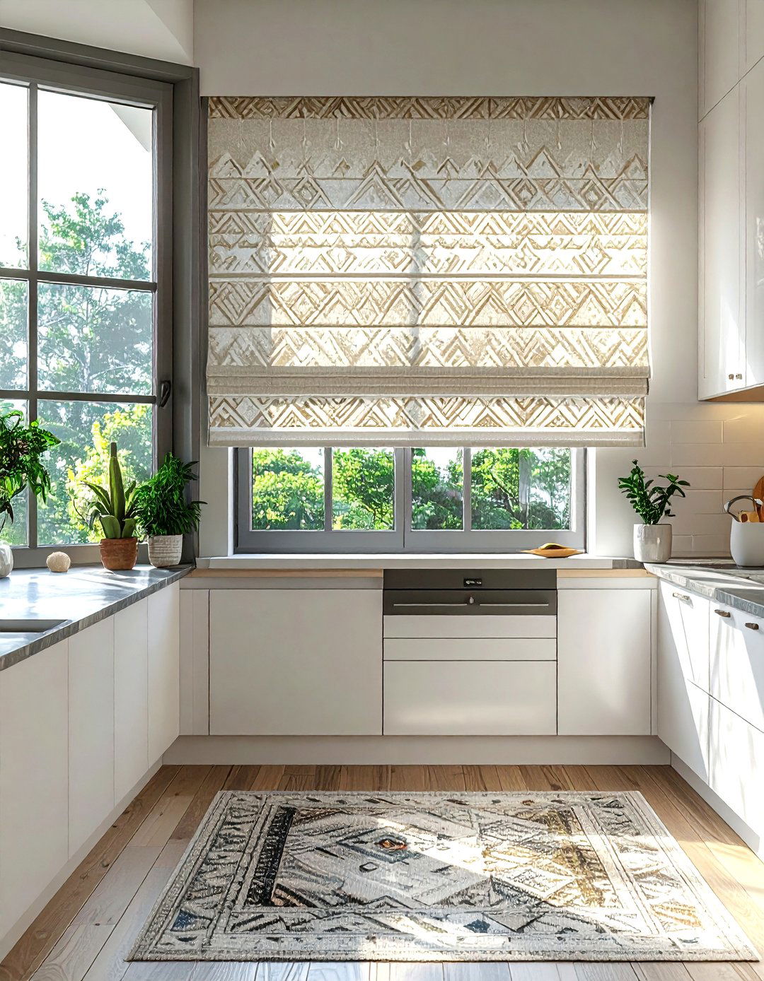 Tribal Pattern Window Treatment - 30 tribal pattern decor ideas