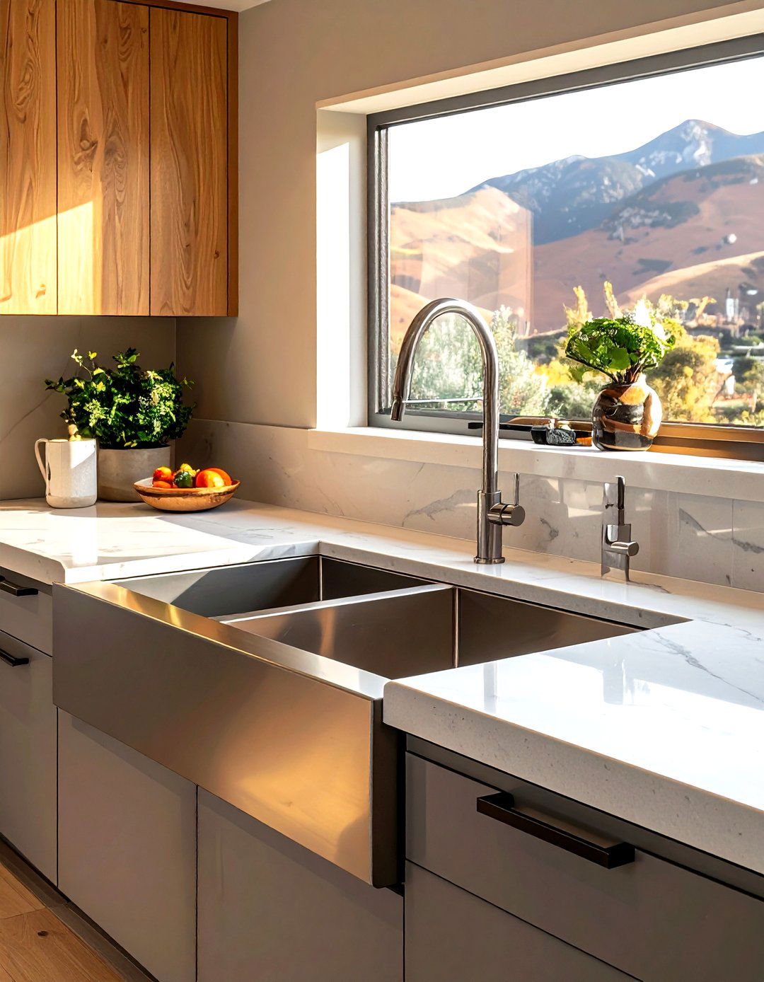 Triple Bowl Kitchen Sink - 30 stainless steel sink kitchen ideas