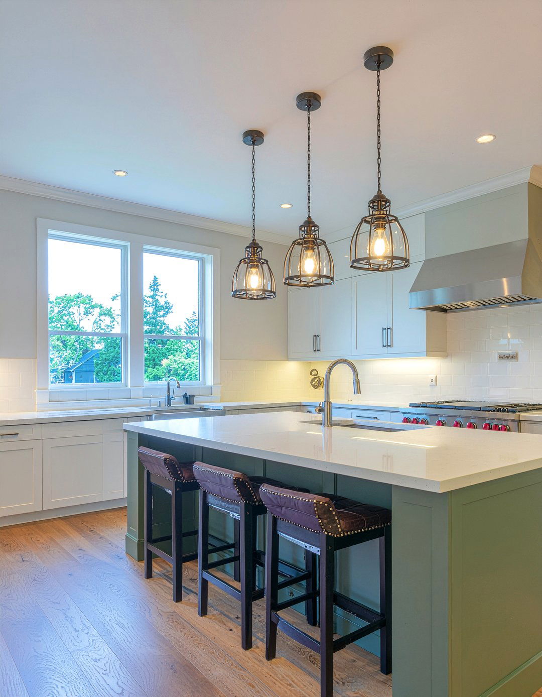 Triple Pendant Light Kitchen Island - 30 modern pendant kitchen ideas