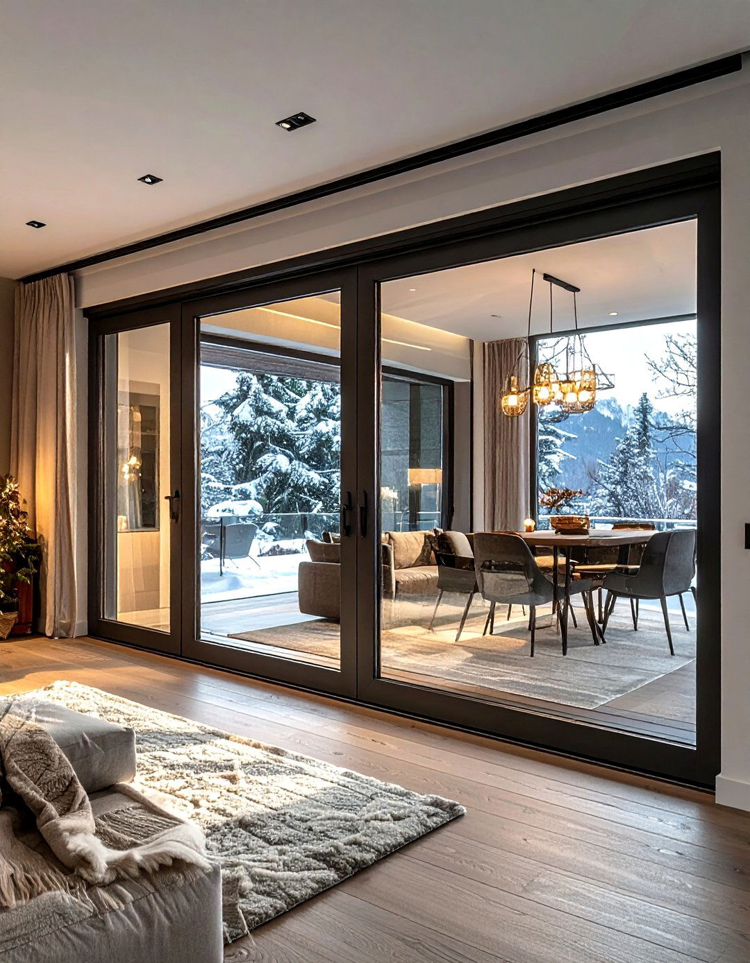 Triple glazed bifold doors - 30 living room bifold doors