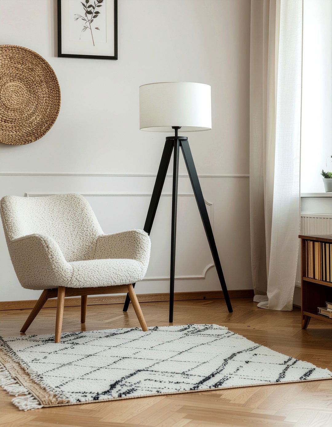 Tripod Floor Lamp - 30 living room Danish modern furniture ideas
