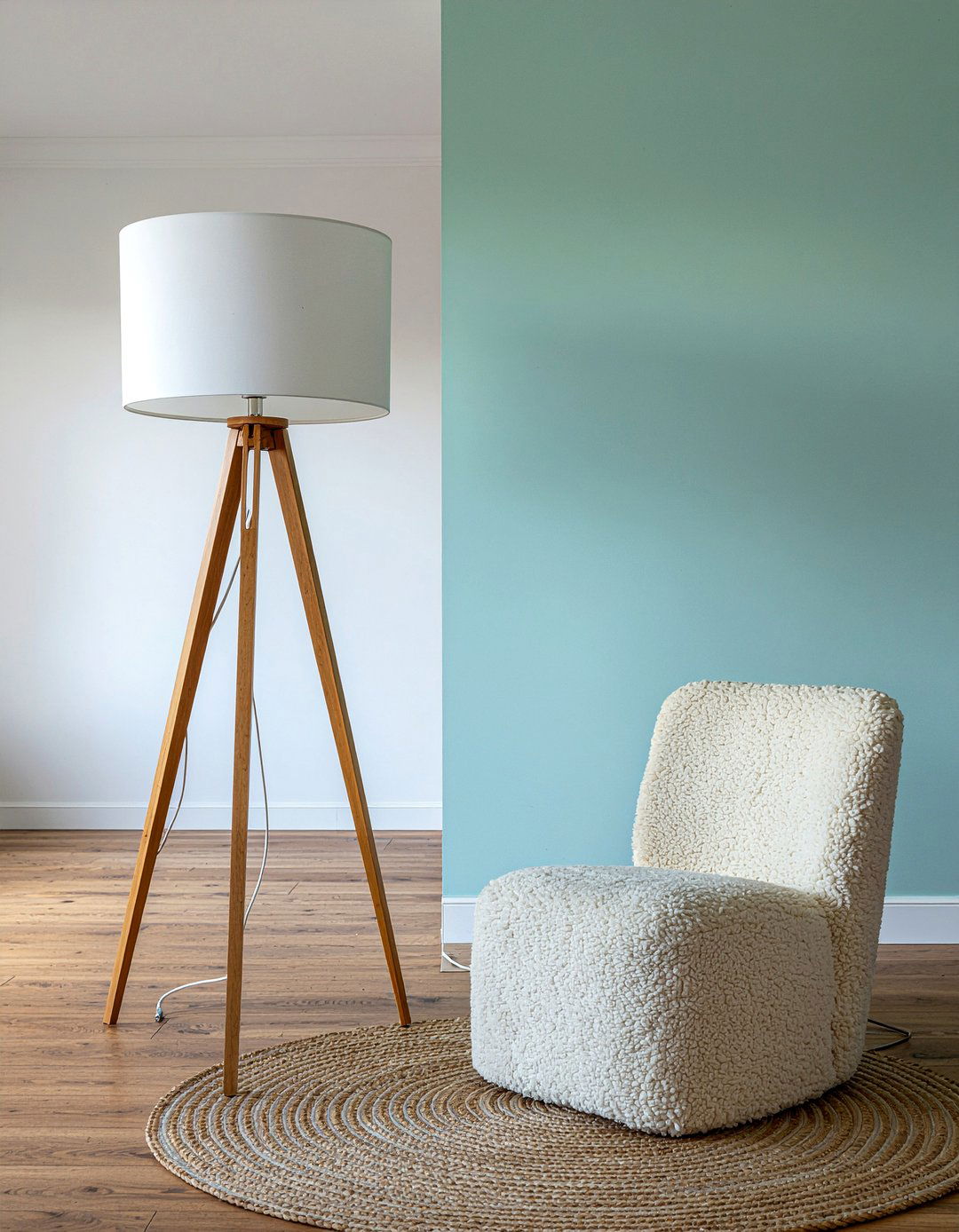 Tripod Floor Lamp - 30 living room Scandinavian furniture ideas
