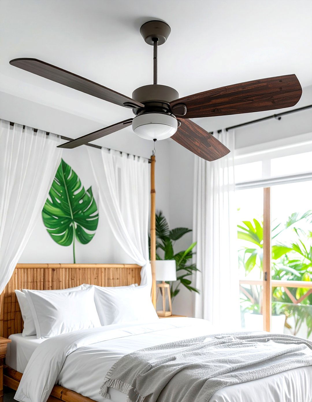 Tropical Bedroom Fan - 30 bedroom finishing touches ideas