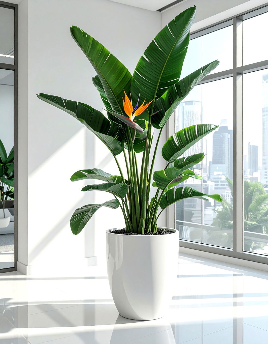Tropical Bird Of Paradise - 30 office plant ideas