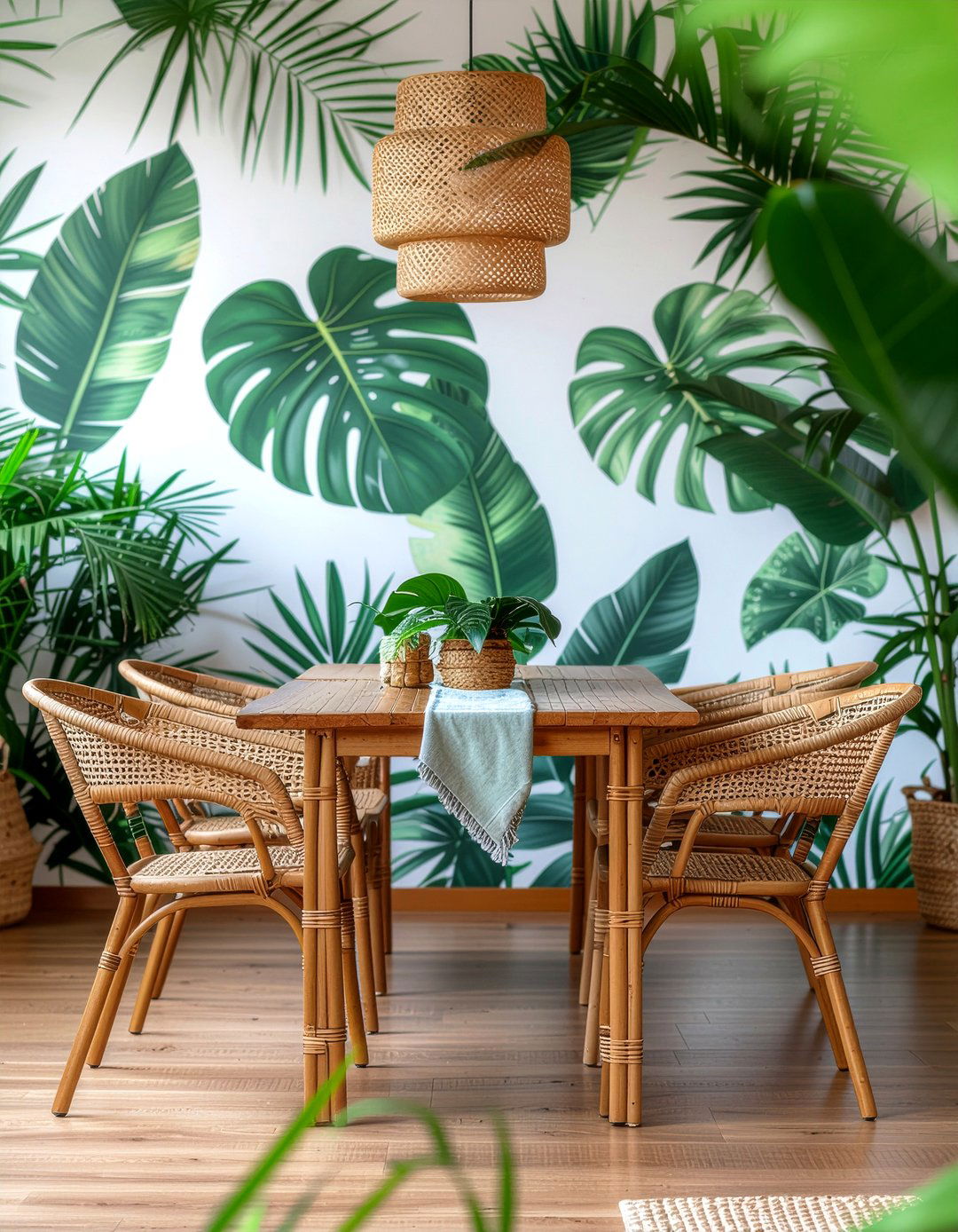 Tropical Dining Room - 30 dining room personality ideas