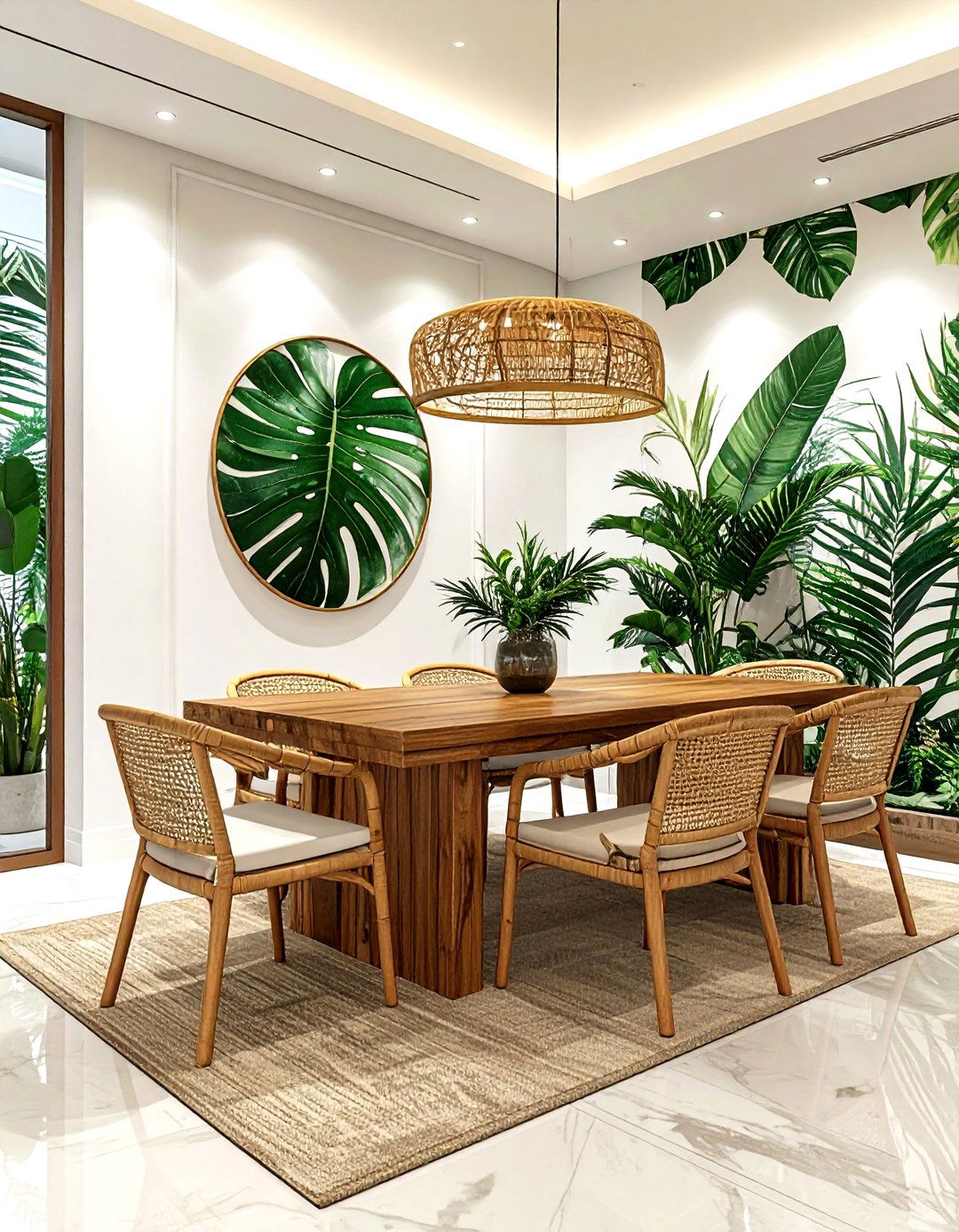 Tropical Dining Room - 30 grand dining room ideas