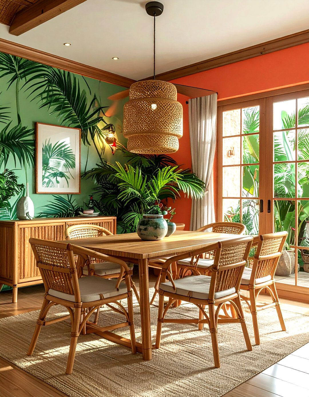 Tropical Durban Dining Room - 30 South African dining room ideas