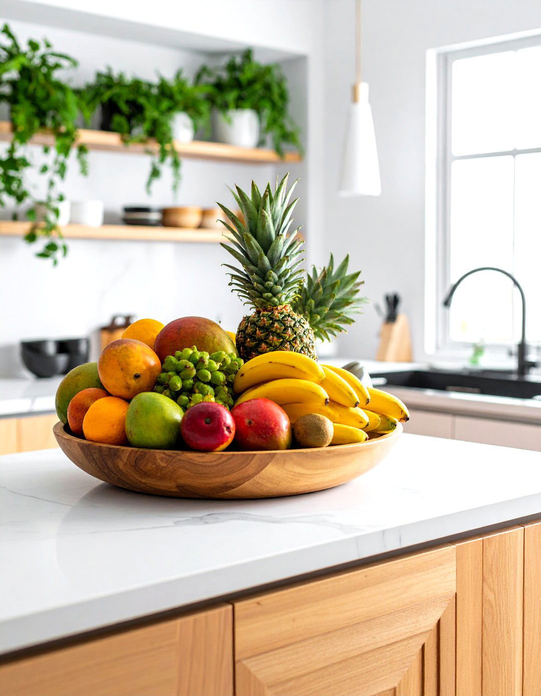 Tropical Fruit Display - 30 tropical kitchen ideas