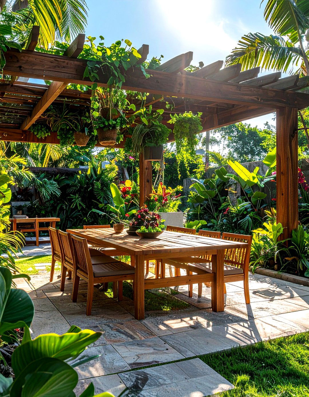Tropical Garden Dining Room - 30 Puerto Rican dining room ideas