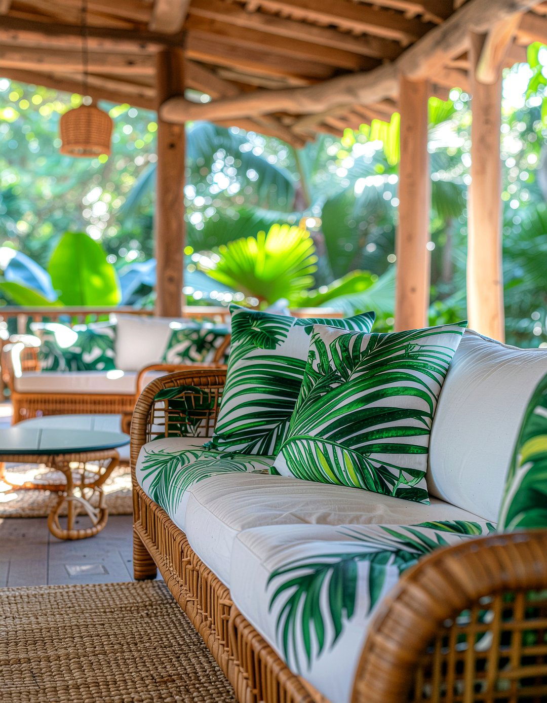 Tropical Leaf Pillows - 30 living room throw pillows