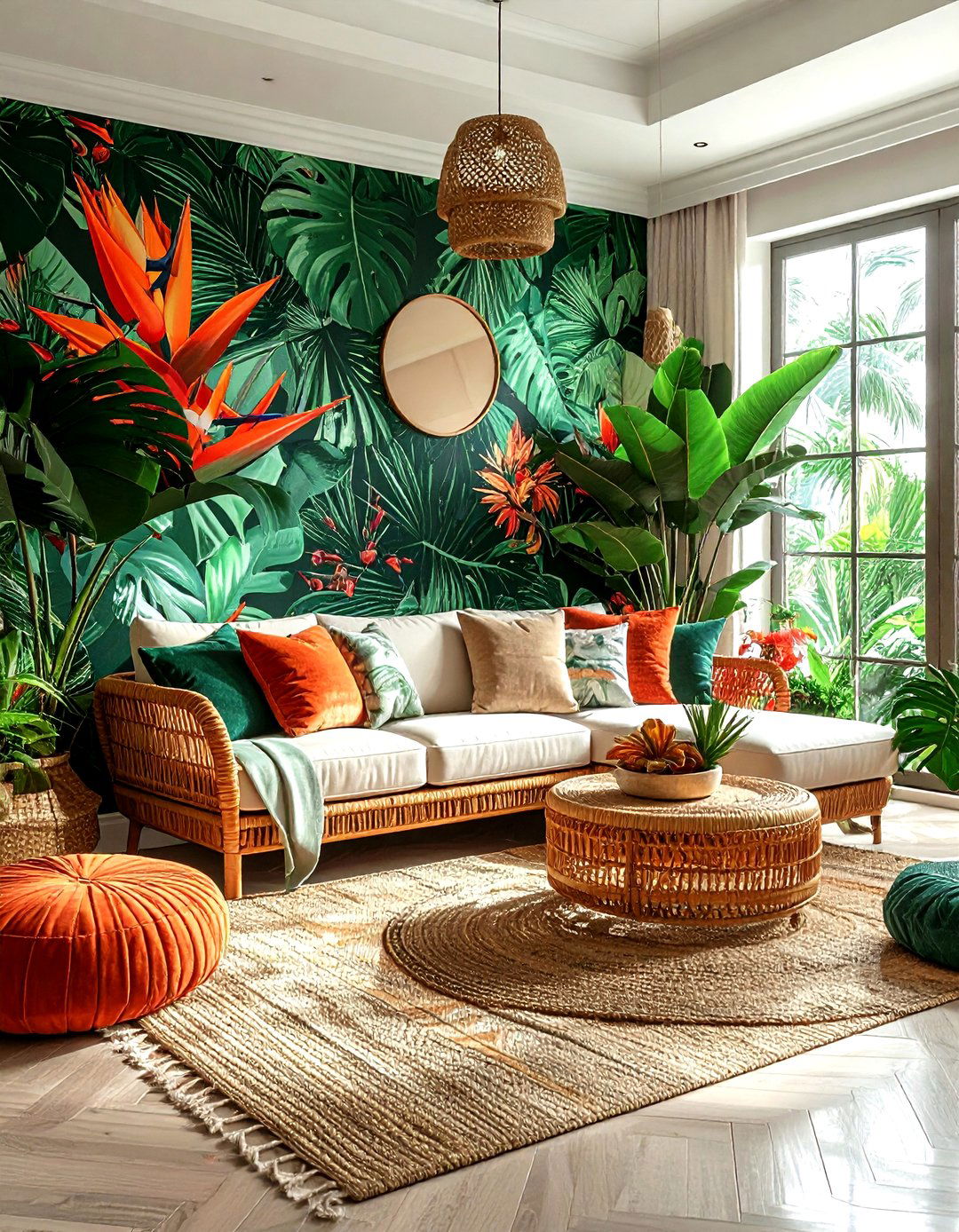 Tropical Living Room - 30 living room themes