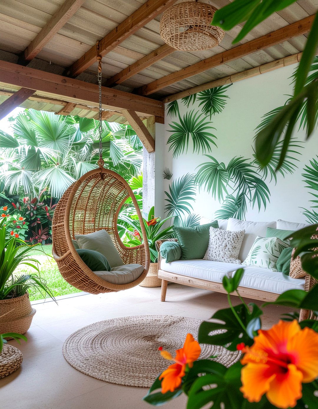 Tropical She Shed - 30 she shed living room ideas