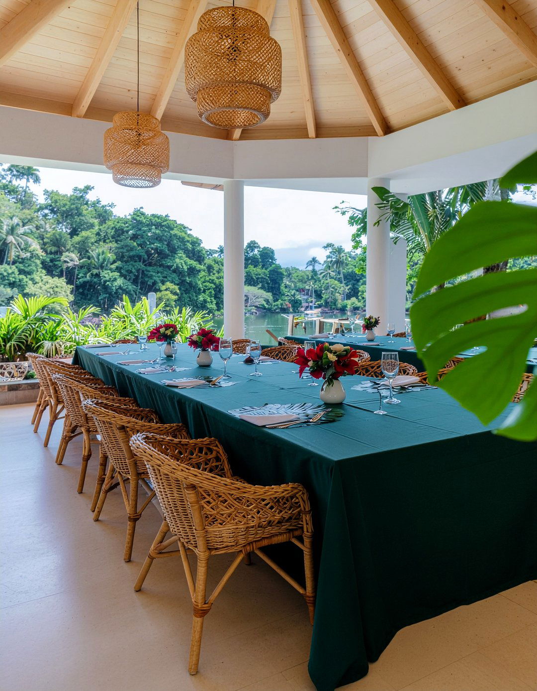 Tropical Theme Indoor Rehearsal Dinner - 30 dining room rehearsal dinner ideas