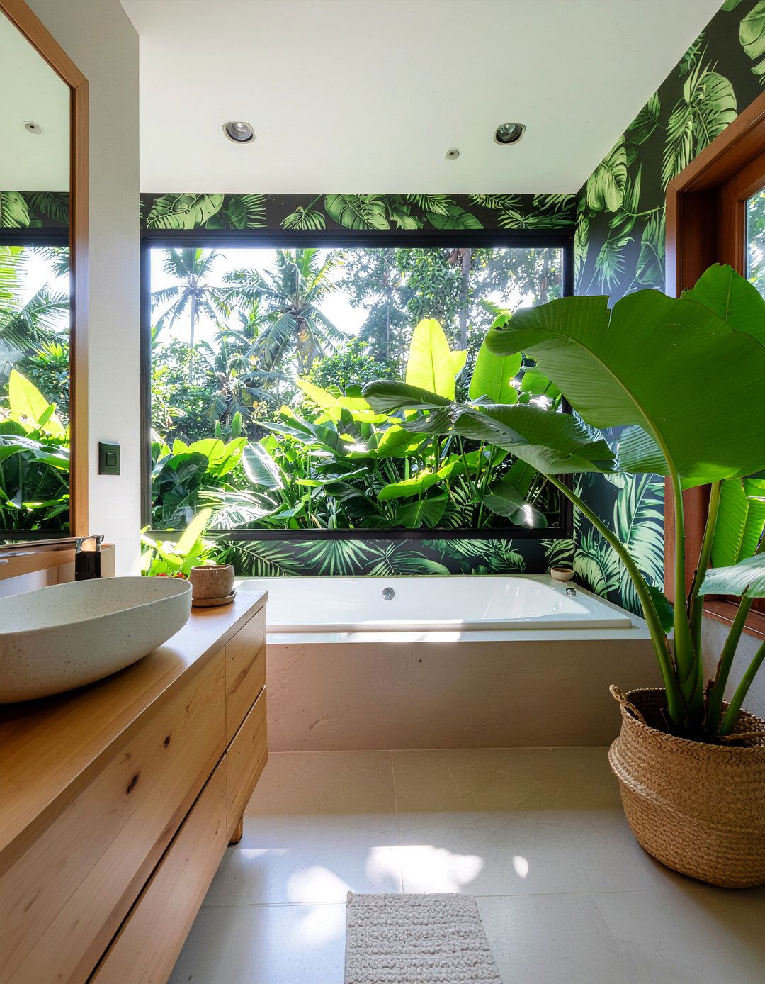 Tropical bathroom - 30 bathroom personality ideas