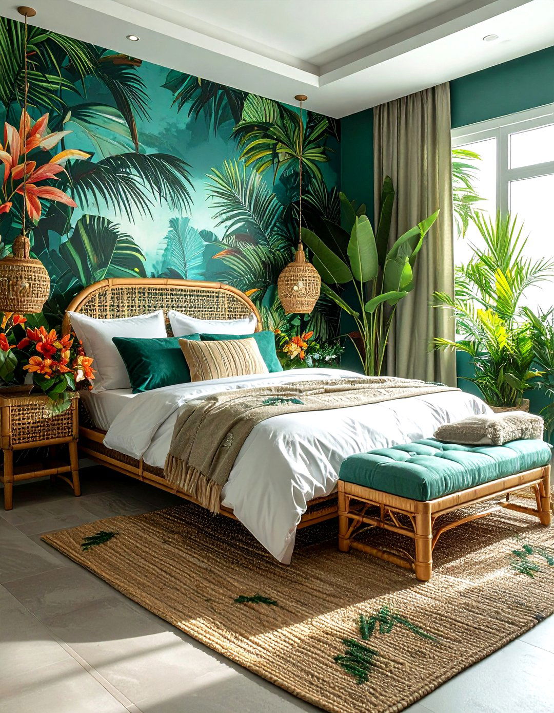 Tropical bedroom - 30 primary bedroom ideas