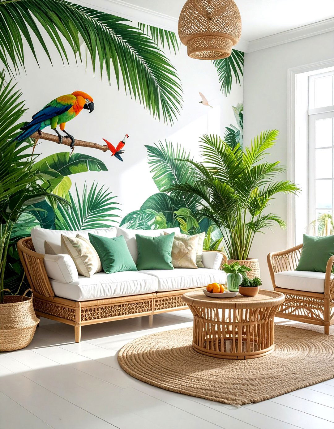 Tropical leaf wallpaper - 30 removable wallpaper ideas
