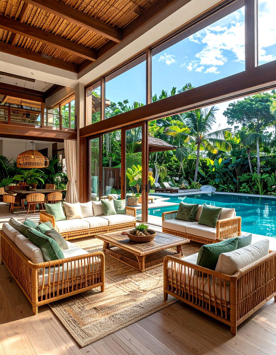 Tropical luxury living room - 30 high-end living room ideas