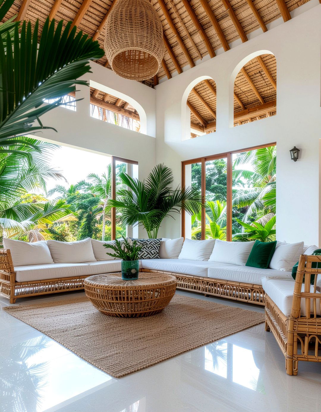 Tropical mansion living room - 30 mansion living room ideas