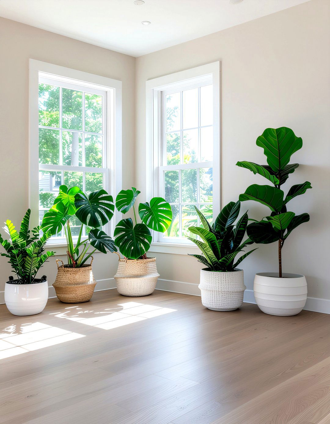 Tropical plant corner - 30 everyday decor ideas