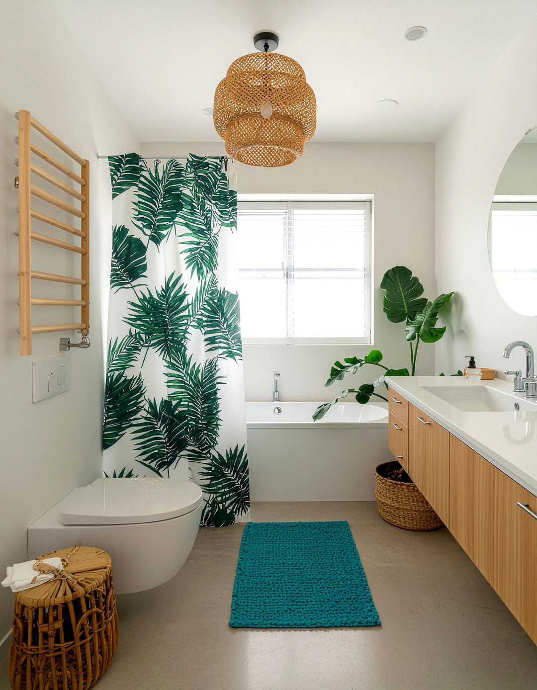 Tropical rental bathroom - 30 rental bathroom ideas