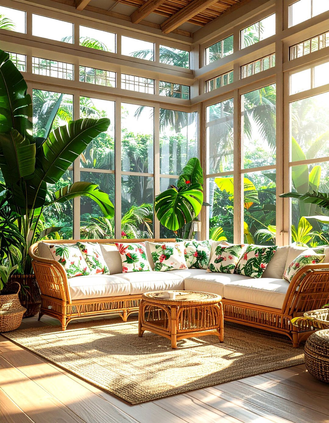 Tropical sunroom - 30 unique decor ideas