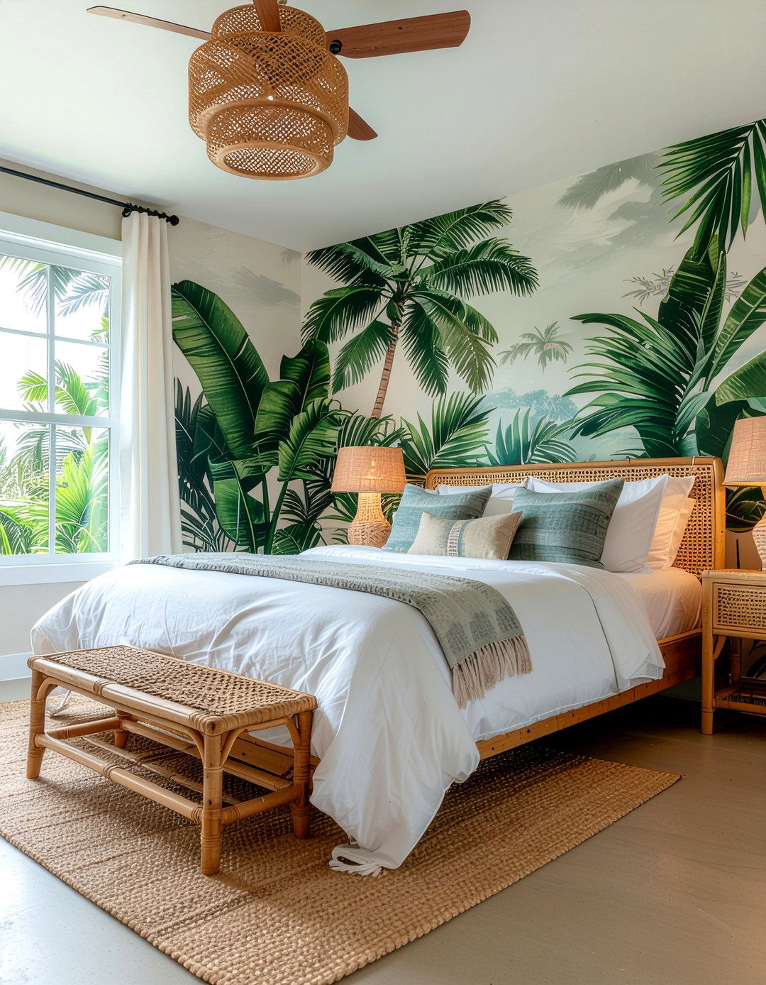 Tropical wallpaper - 30 bedroom wallpapers