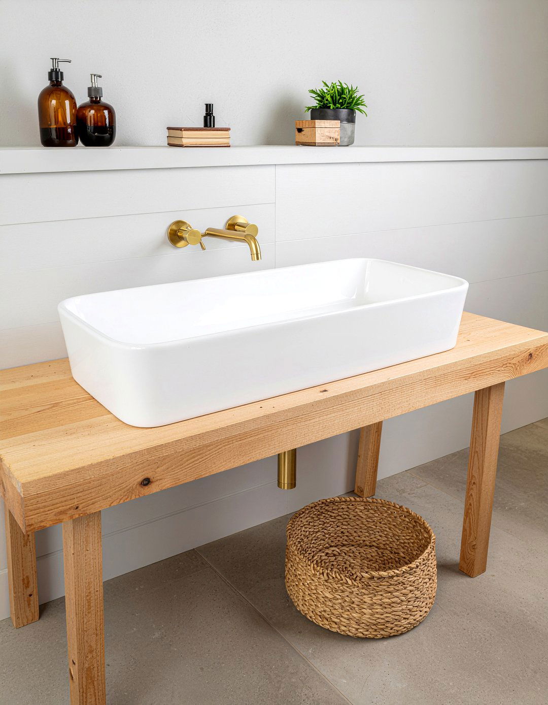 Trough Sink - 30 bathroom period style ideas
