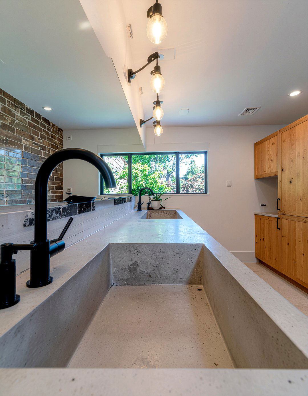 Trough sink - 30 bathroom gut renovation ideas