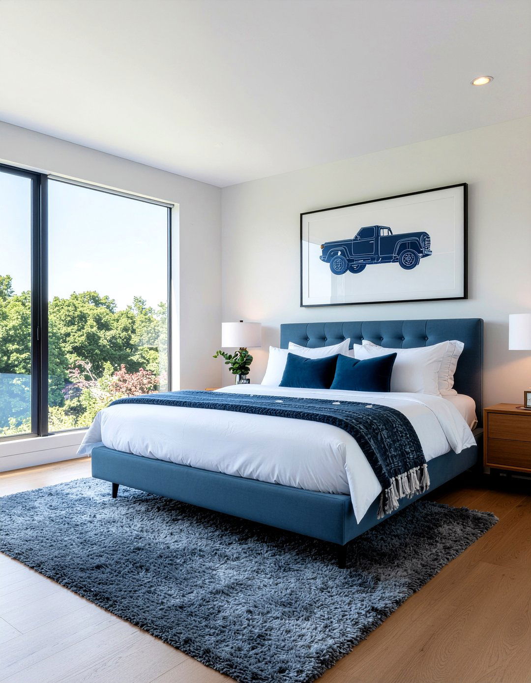 Truck Blueprint Art - 30 truck bedroom ideas